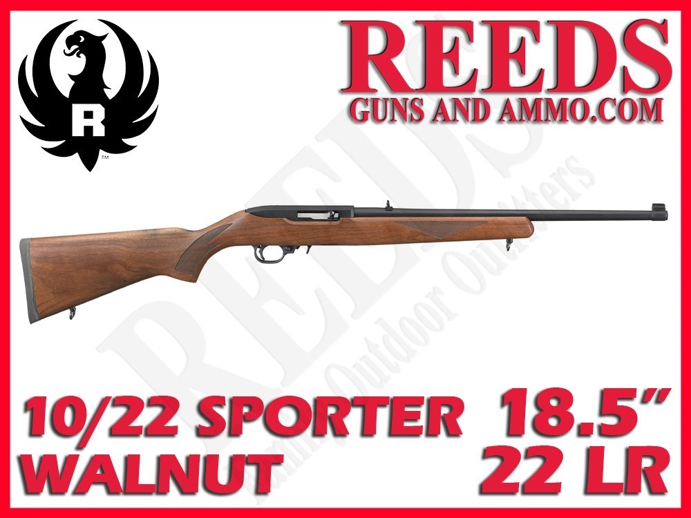 Ruger 10/22 Sporter Walnut 22 LR 18.5in 1102-img-0