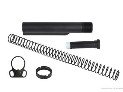 AR15 Buffer Tube Kit Mil Spec Dual End plate Fast Free Shipping