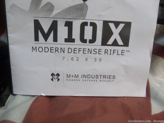 M+M INDUSTRIES M10X AK-47 FDE FINISH  16" BBL 7.62X39-img-1