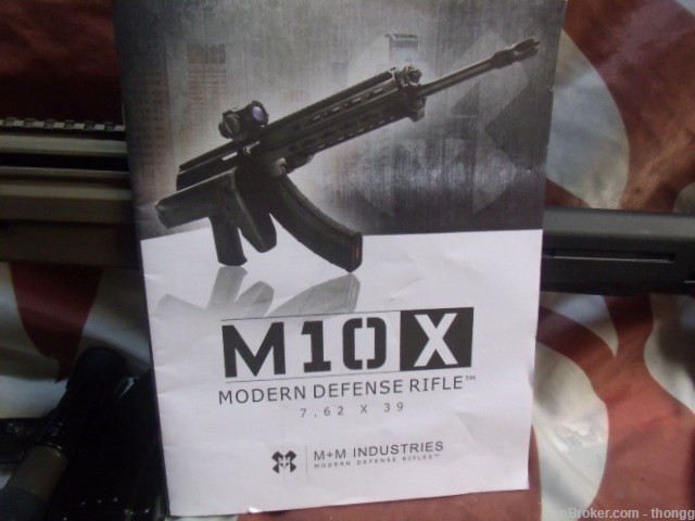 M+M INDUSTRIES M10X AK-47 FDE FINISH  16" BBL 7.62X39-img-0