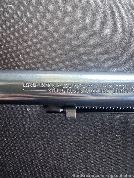 1981- Ruger New Model Super Blackhawk Single Action Revolver .44 mag 10.5"-img-1