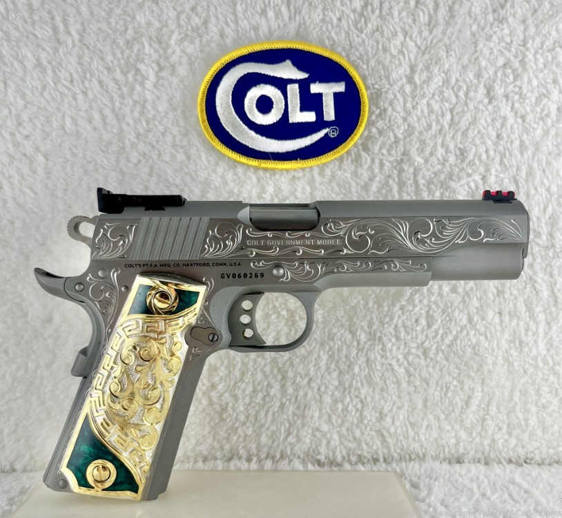 GORGEOUS Custom Colt 38 SUPER, GOLD CUP!-img-1