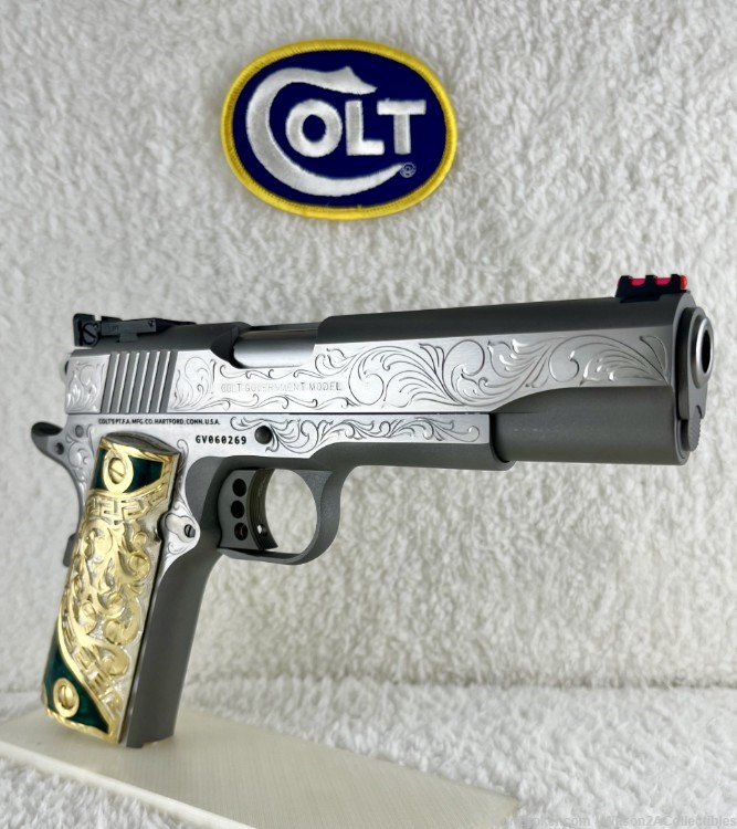 GORGEOUS Custom Colt 38 SUPER, GOLD CUP!-img-3