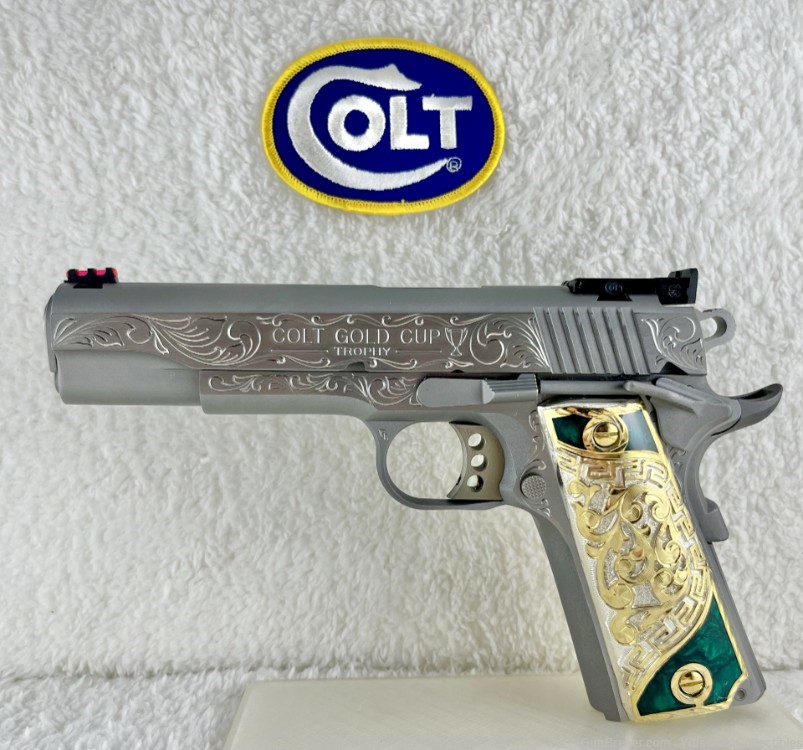 GORGEOUS Custom Colt 38 SUPER, GOLD CUP!-img-0