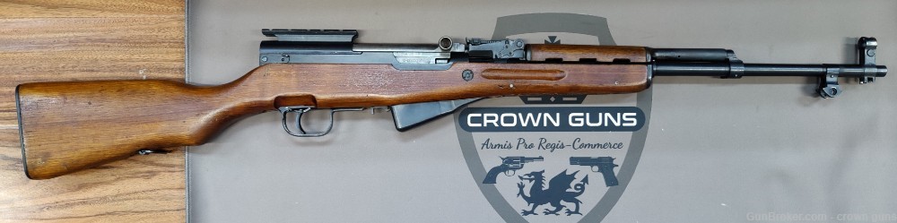 Norinco SKS in 7.62x39, semi-auto rifle, w/ Scope Rail & Iron Sights -img-0