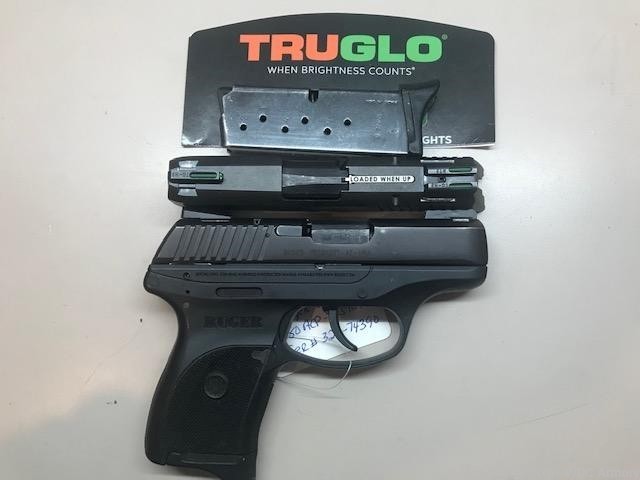 Ruger LC380 Pistol with 9mm Conv Kit + Truglo Tritium + Fiber Optic Sights-img-10