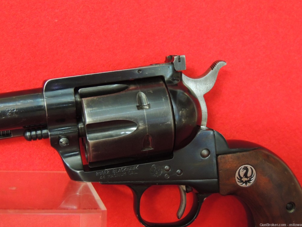 Early Ruger Blackhawk Flattop 3 Screw .44 Magnum 4 digit Serial # 1957 C&R-img-8