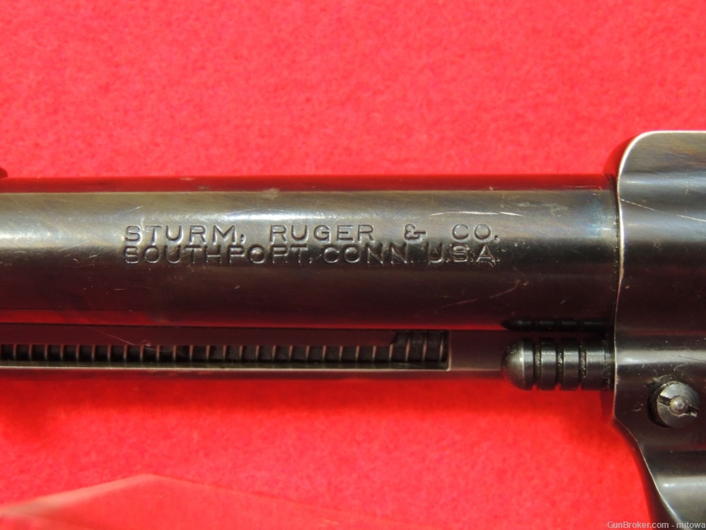 Early Ruger Blackhawk Flattop 3 Screw .44 Magnum 4 digit Serial # 1957 C&R-img-10