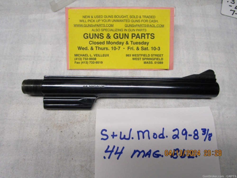 Smith & Wesson model 29-8 3/8'' .44 mag pin barrel.-img-0
