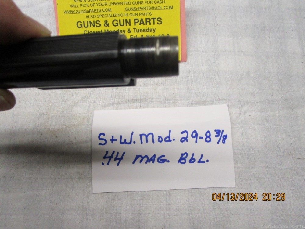 Smith & Wesson model 29-8 3/8'' .44 mag pin barrel.-img-4