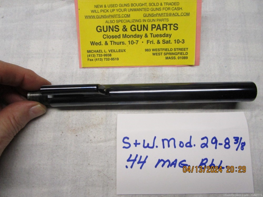 Smith & Wesson model 29-8 3/8'' .44 mag pin barrel.-img-5