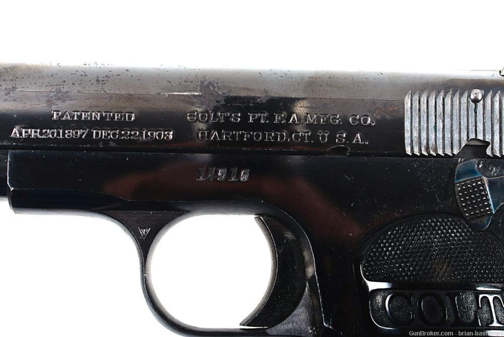 Colt Model 1908 .38 Caliber Semi-Automatic Pistol – SN: 14916 (C&R)-img-16