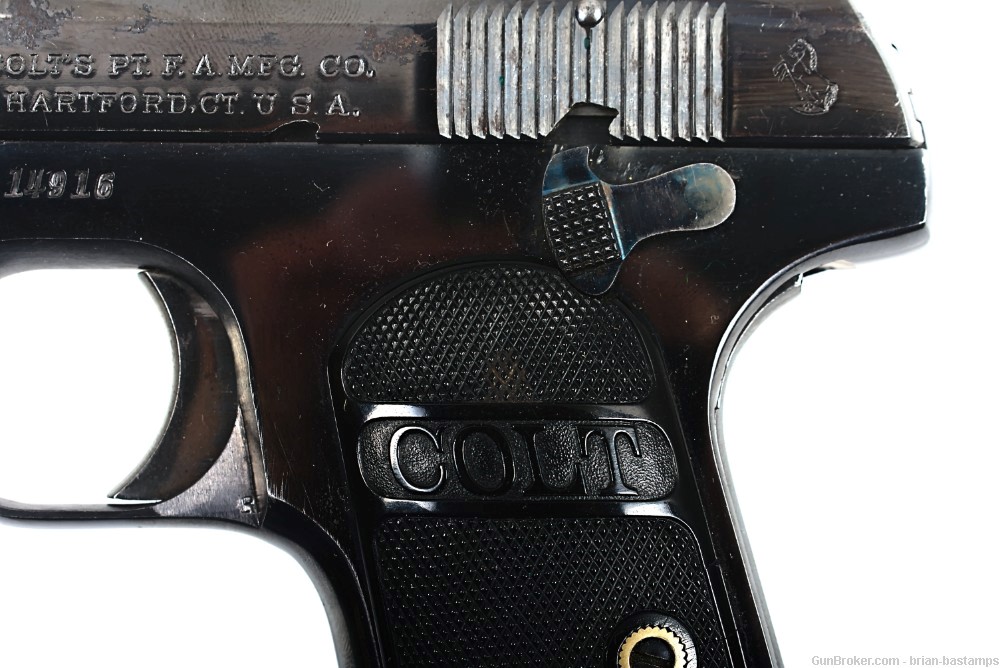 Colt Model 1908 .38 Caliber Semi-Automatic Pistol – SN: 14916 (C&R)-img-14