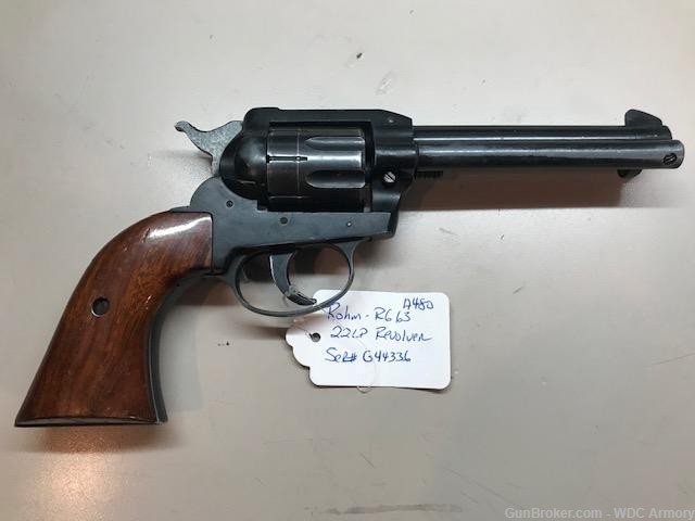 Rohm RG63 22 LR 8 Shot Single and Double Action-img-0