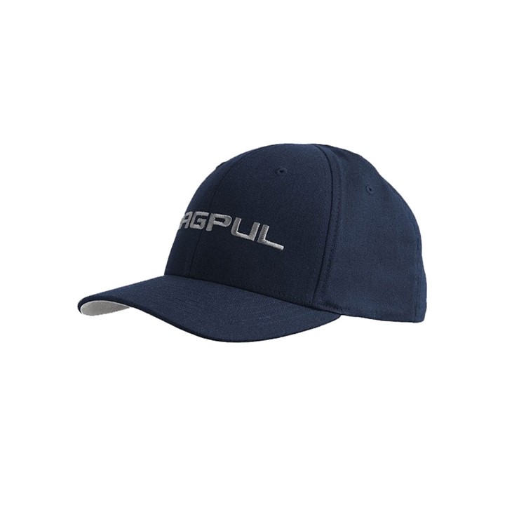 MAGPUL Wordmark Stretch Fit Navy Hat Adjustable Snapback S/M Fitted-img-1