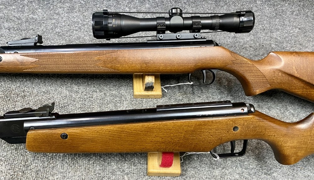 RWS Diana Pellet Rifles pair .177 and .22 Beautiful German NR! Penny!-img-18