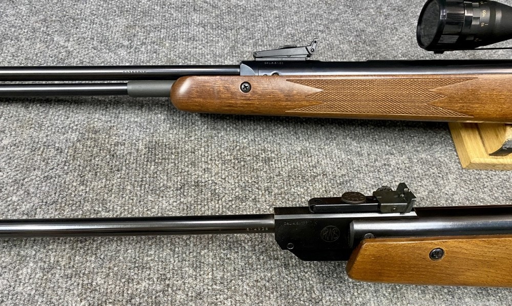 RWS Diana Pellet Rifles pair .177 and .22 Beautiful German NR! Penny!-img-16