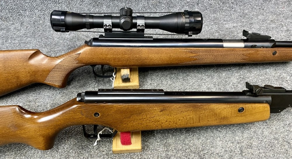 RWS Diana Pellet Rifles pair .177 and .22 Beautiful German NR! Penny!-img-2