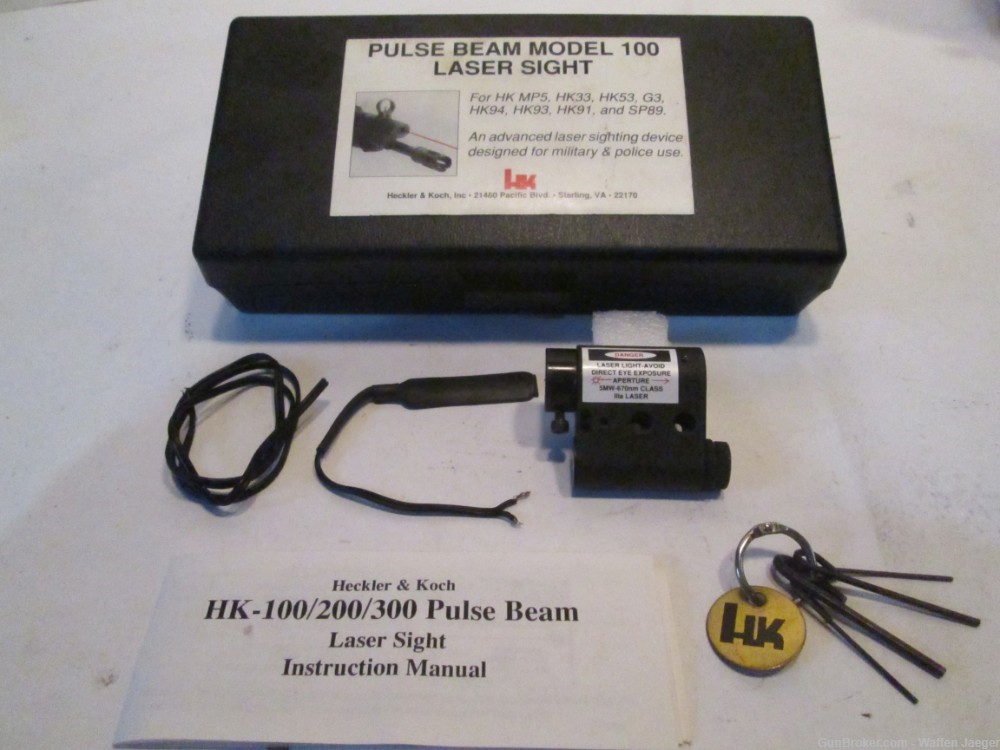 HK Pulse Beam 100 Laser Sight Rare Vintage Collector H&K Heckler Koch-img-1