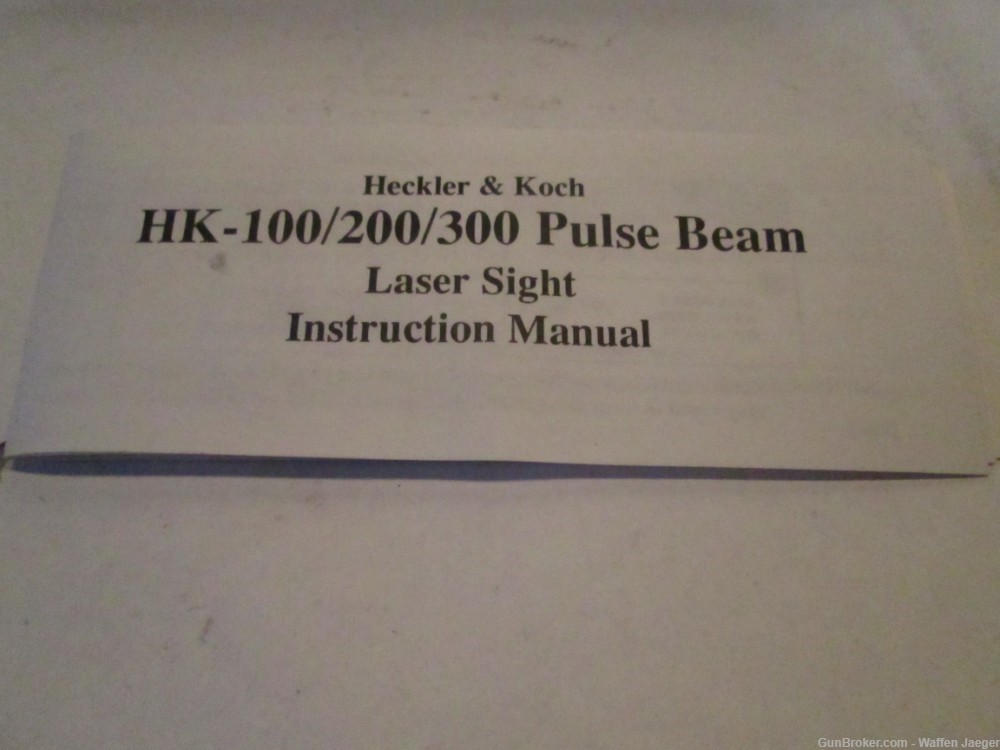 HK Pulse Beam 100 Laser Sight Rare Vintage Collector H&K Heckler Koch-img-6