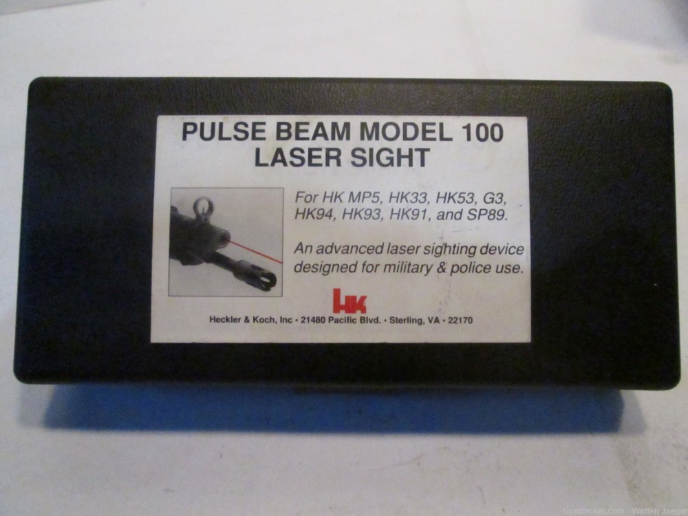 HK Pulse Beam 100 Laser Sight Rare Vintage Collector H&K Heckler Koch-img-0