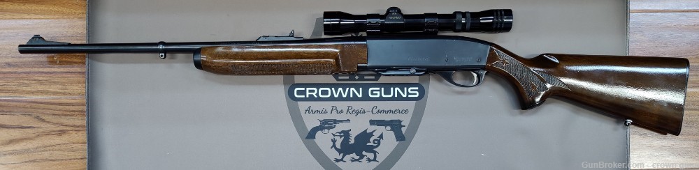 Remington 742 Woodsmaster in 308, semi-auto, w/ Period Correct Scope-img-1