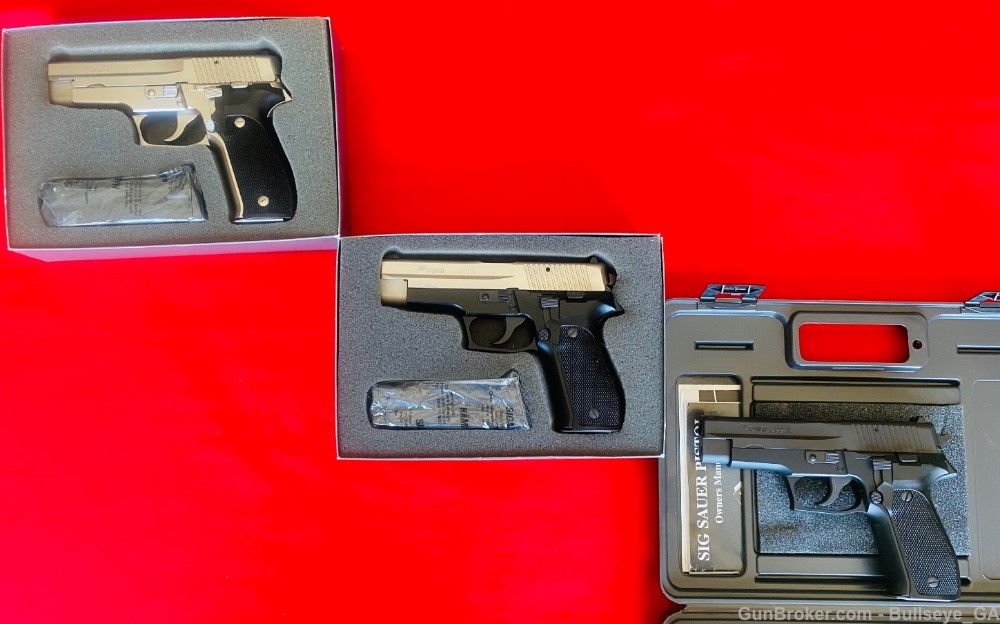 Sig Sauer P226 West German Collector Set -RARE Nickel, 2-Tone, Nitron Black-img-1