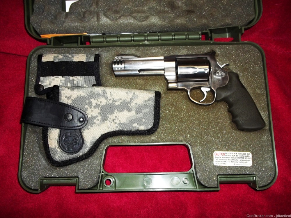 Smith & Wesson Stainless 5" .460 XVR Magnum S&W Pistol -img-0
