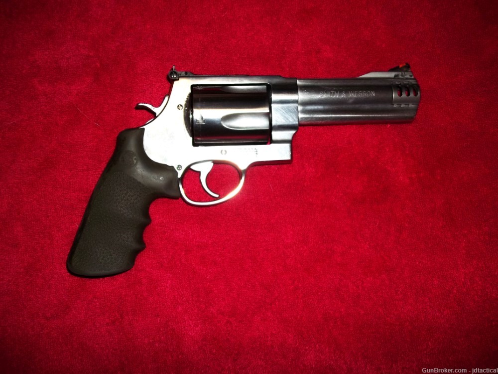 Smith & Wesson Stainless 5" .460 XVR Magnum S&W Pistol -img-2