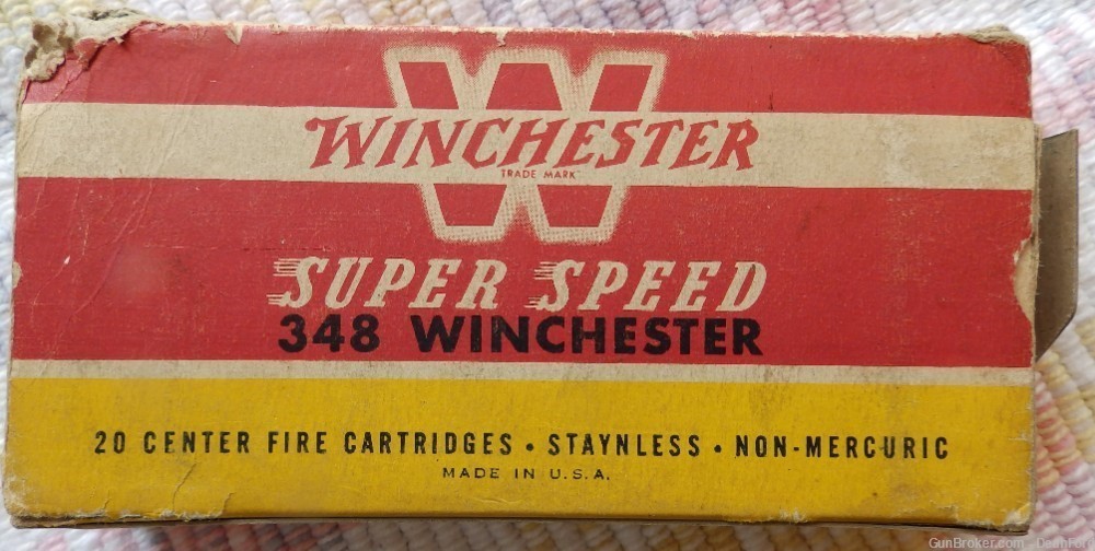 Winchester Super Speed 348 Winchester (348 WCF) 200 gr. Soft Point  15 rds+-img-1