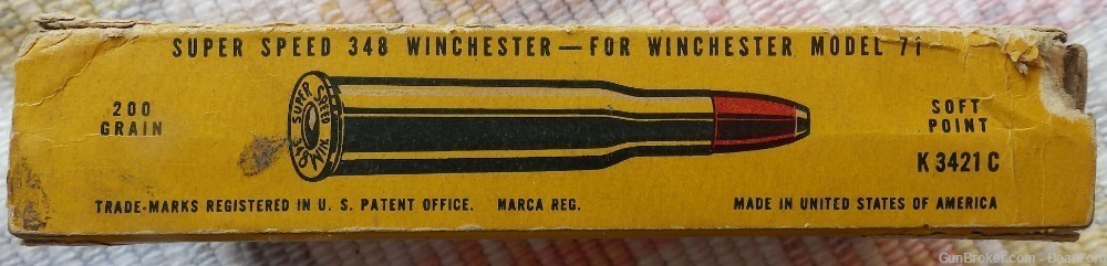 Winchester Super Speed 348 Winchester (348 WCF) 200 gr. Soft Point  15 rds+-img-2