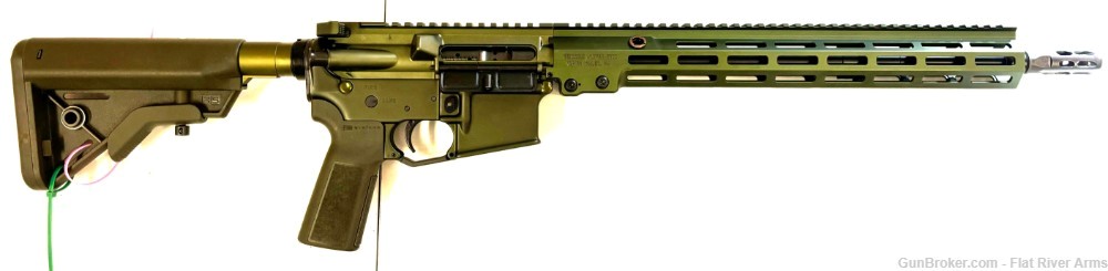 Flat River Arms with Geissele Super Duty componets 5.56 Green. NEW-img-0