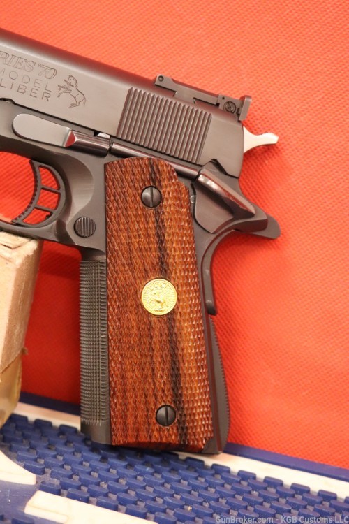 STUNNING Custom Colt MKIV 70 Series 1977 9mm Government Model Beautiful Big-img-2