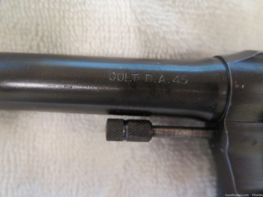Colt New Service Model of 1917 revolver with 5.5 inch barrel in .45ACP-img-7