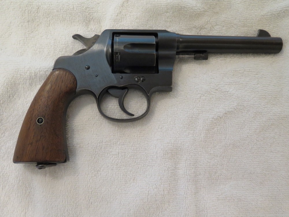 Colt New Service Model of 1917 revolver with 5.5 inch barrel in .45ACP-img-8