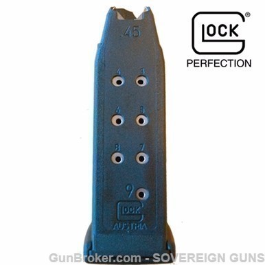 Glock 30 Magazine Factory OEM G30 Mag 9rd 45 ACP-img-0