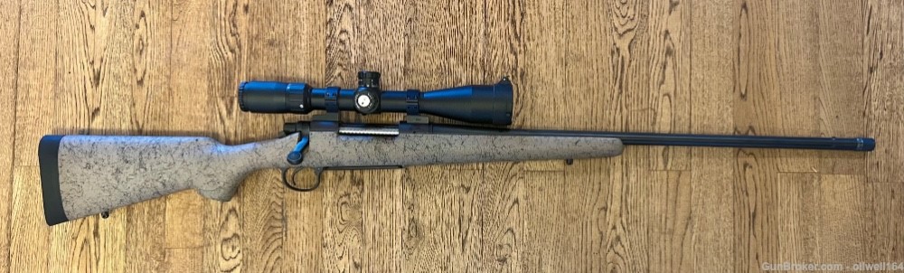 Remington model 700 25-06 threaded fluted barrel, spiderweb stock,  scope-img-0