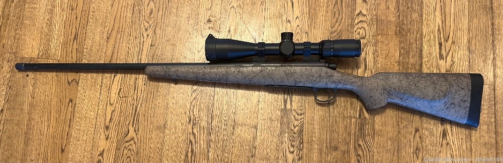 Remington model 700 25-06 threaded fluted barrel, spiderweb stock,  scope-img-1