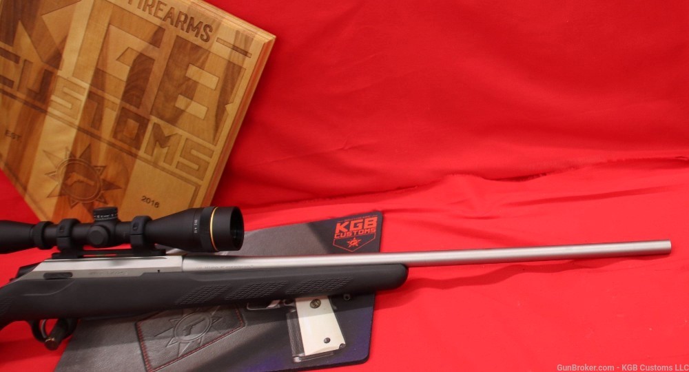 LIKE NEW Tikka T3 Stainless 223 Remington LEFT HANDED LEUPOLD SCOPE Nice!!-img-7
