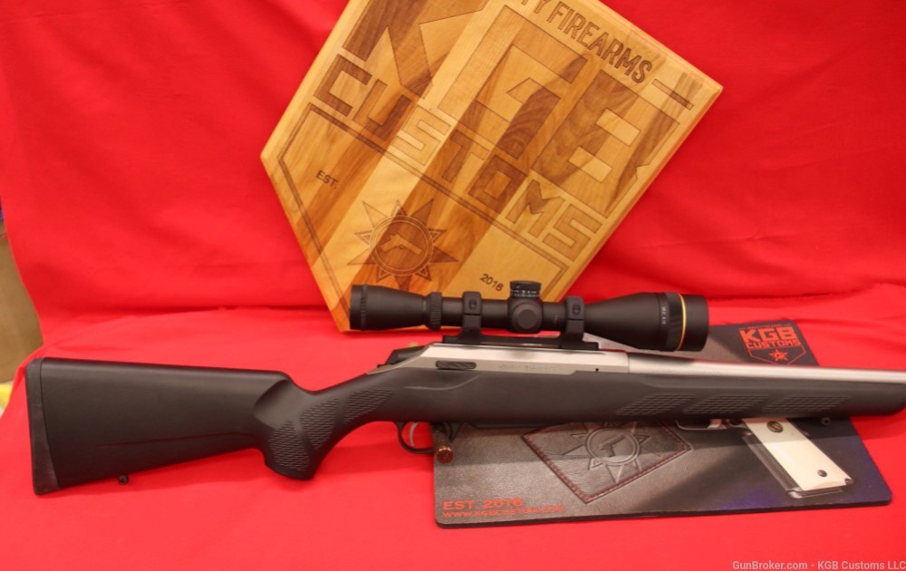 LIKE NEW Tikka T3 Stainless 223 Remington LEFT HANDED LEUPOLD SCOPE Nice!!-img-5