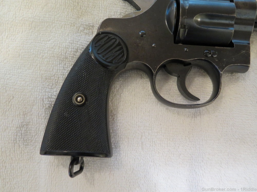 Colt New Service WWI British Contract revolver in .455 Elley (.455 Webley)-img-10