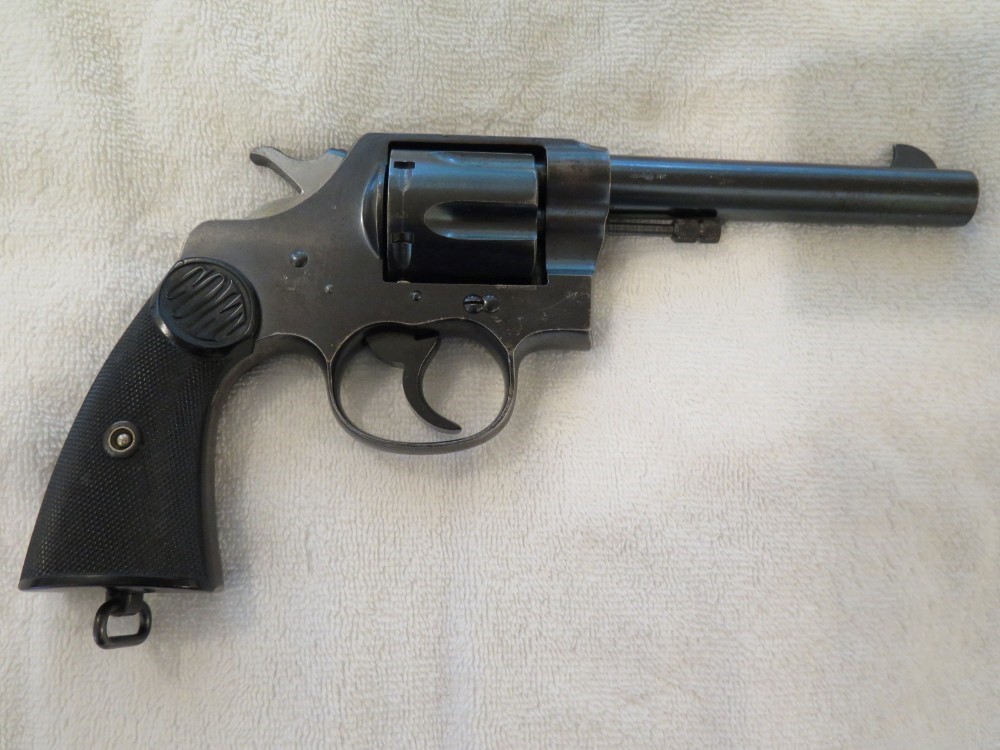 Colt New Service WWI British Contract revolver in .455 Elley (.455 Webley)-img-9