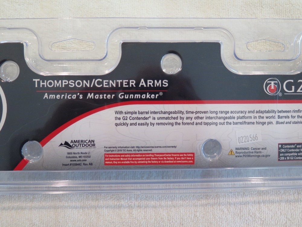 Thompson Center .22 Long Rifle 14 inch Match barrel for Thompson G2 etc....-img-5