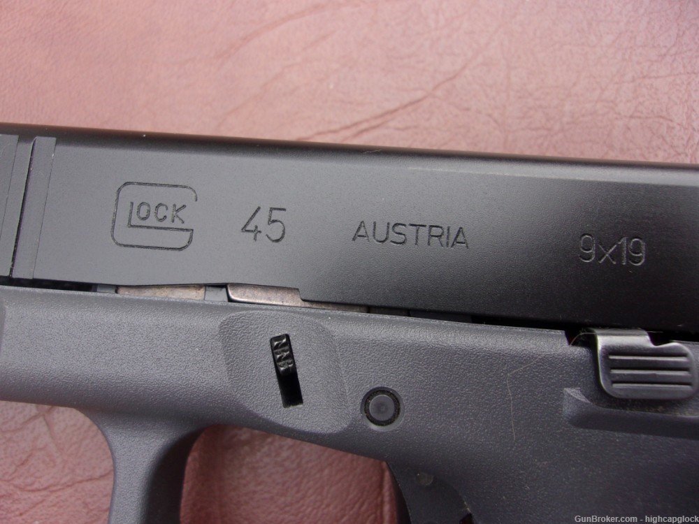 Glock 45 GF 9mm 4" Semi Auto w/ GREY Frame 99.9% Maybe Unfired $1START-img-6