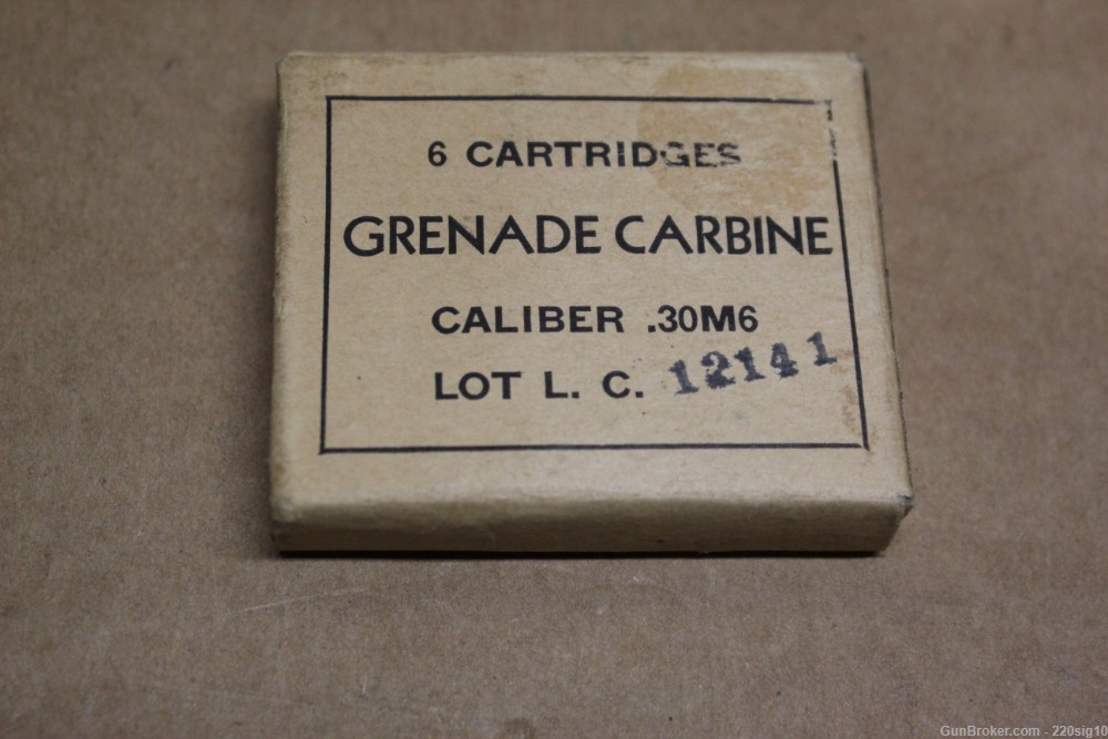 M1 Carbine Grenade Launching Blanks 6 Count Lake City-img-0