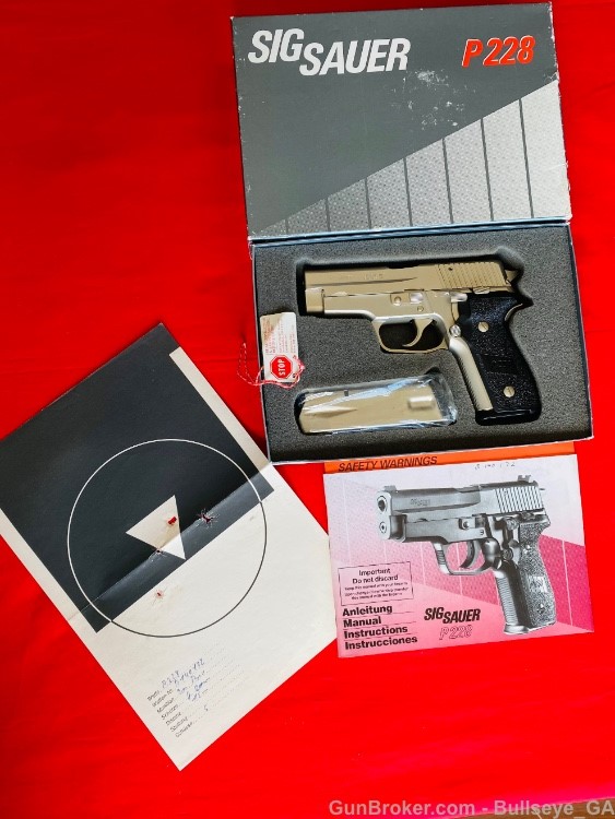Sig Sauer P228 West German Collector Set -RARE Nickel, 2-Tone, Nitron Black-img-1