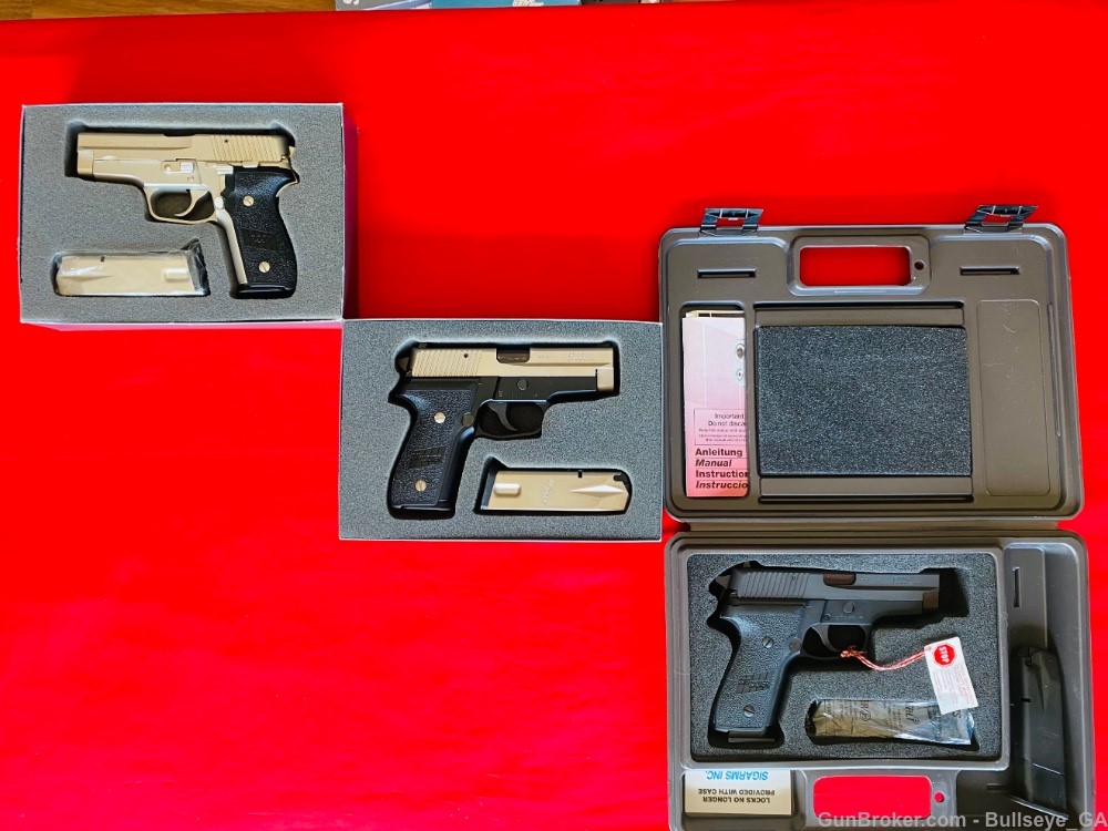 Sig Sauer P228 West German Collector Set -RARE Nickel, 2-Tone, Nitron Black-img-0