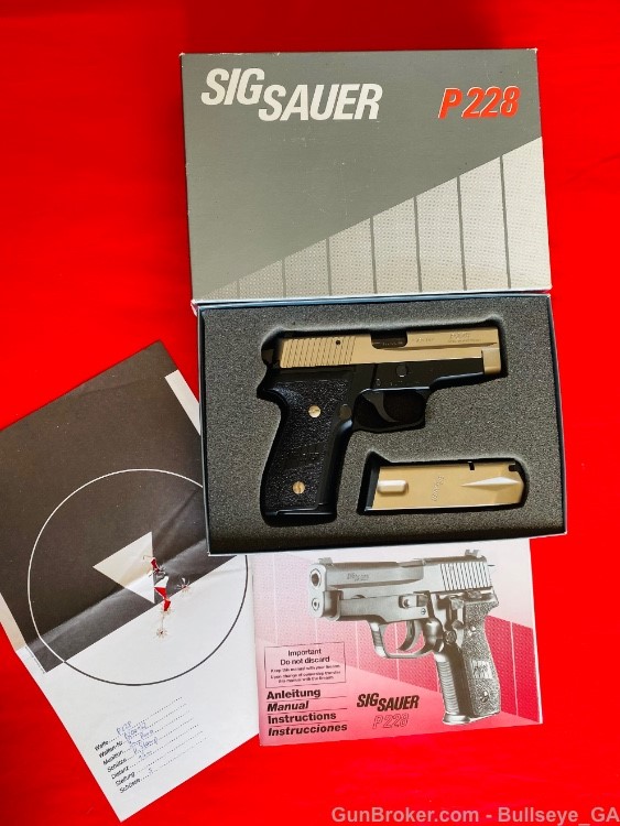 Sig Sauer P228 West German Collector Set -RARE Nickel, 2-Tone, Nitron Black-img-44