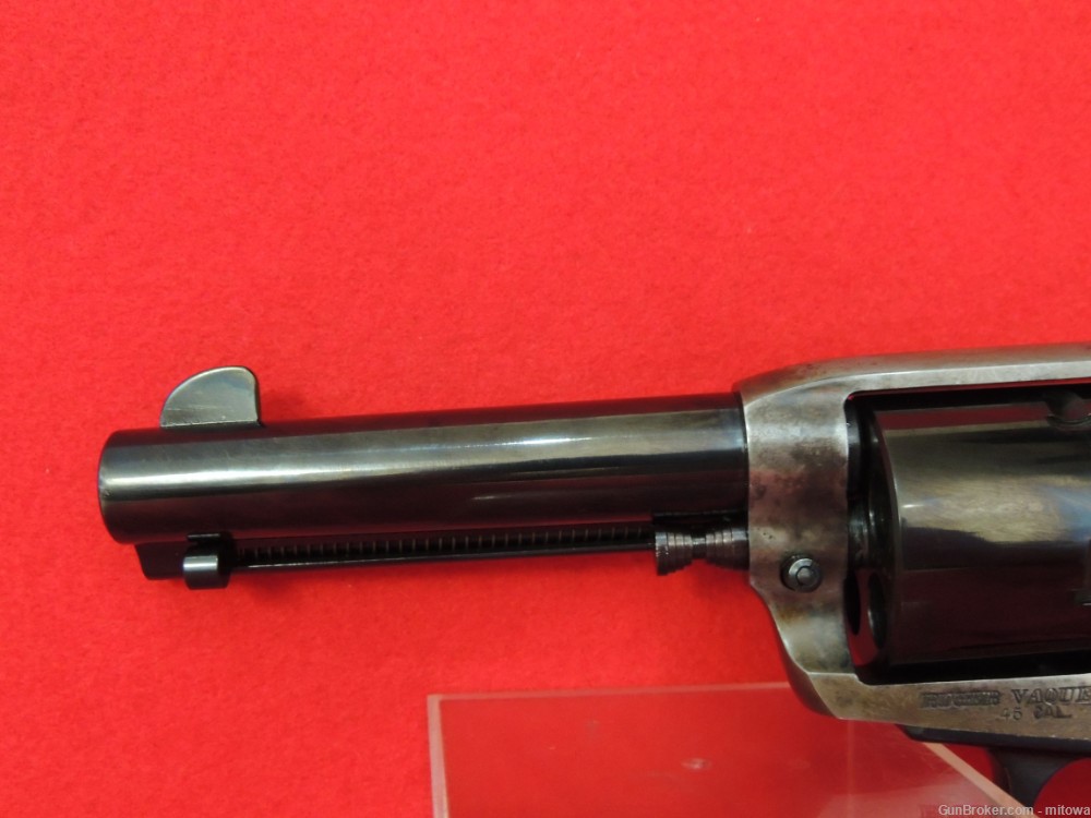 Ruger Old Model Bisley Vaquero .45 Colt 4 5/8” Case & Blue Unfluted Cyl Box-img-6