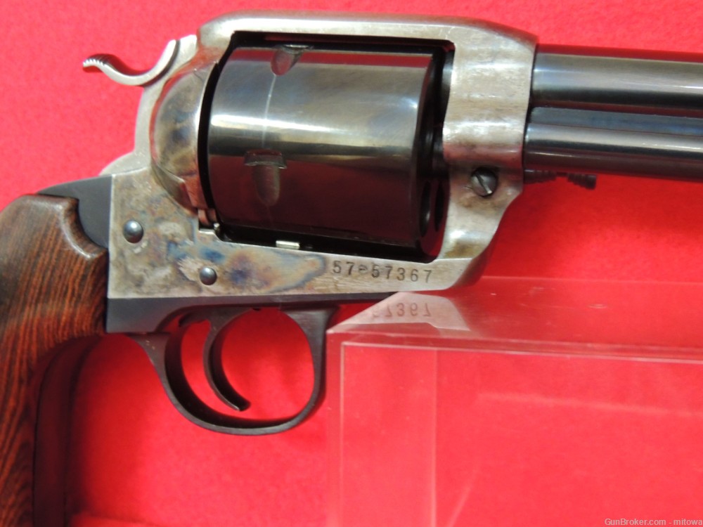 Ruger Old Model Bisley Vaquero .45 Colt 4 5/8” Case & Blue Unfluted Cyl Box-img-9